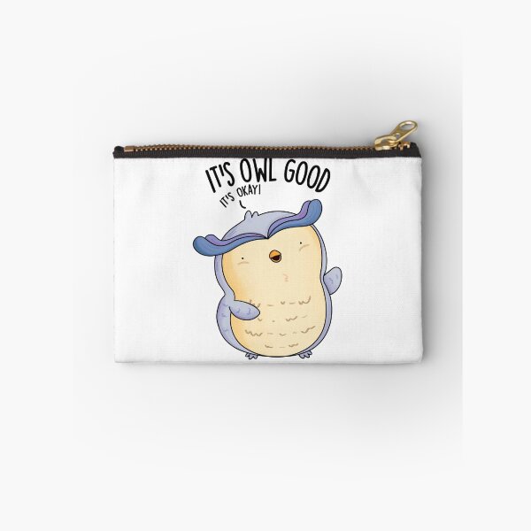 Item preview, It's Owl Good Funny Bird Pun  designed and sold by punnybone.