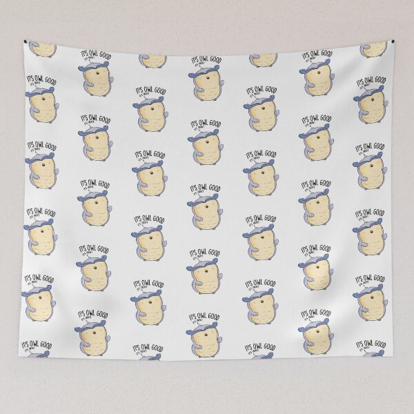 Item preview, It's Owl Good Funny Bird Pun  designed and sold by punnybone.