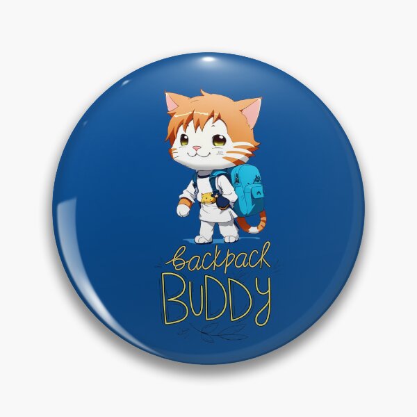 Item preview, Backpack Buddy with A Cute Cat Fun Design T-Shirt designed and sold by WitMeme.