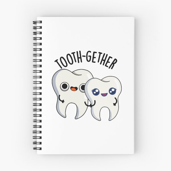 Item preview, Tooth-gether Funny Tooth Pun  designed and sold by punnybone.