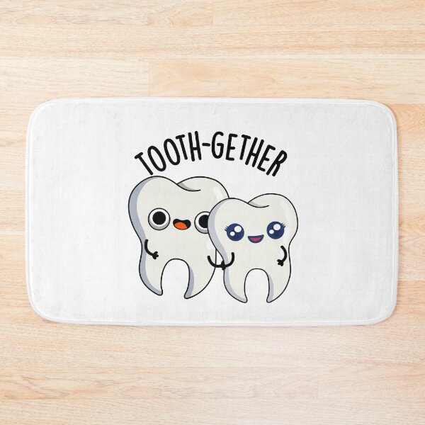 Item preview, Tooth-gether Funny Tooth Pun  designed and sold by punnybone.