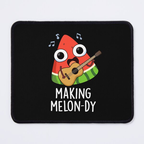Item preview, Making Melon-dy Funny Melon Pun (Dark BG) designed and sold by punnybone.