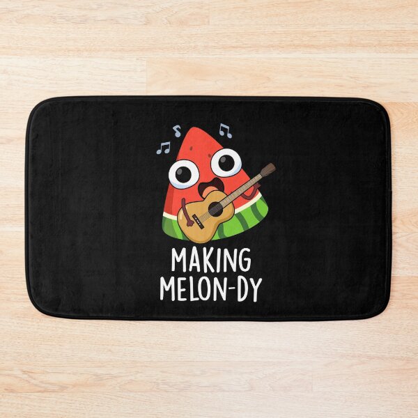 Item preview, Making Melon-dy Funny Melon Pun (Dark BG) designed and sold by punnybone.