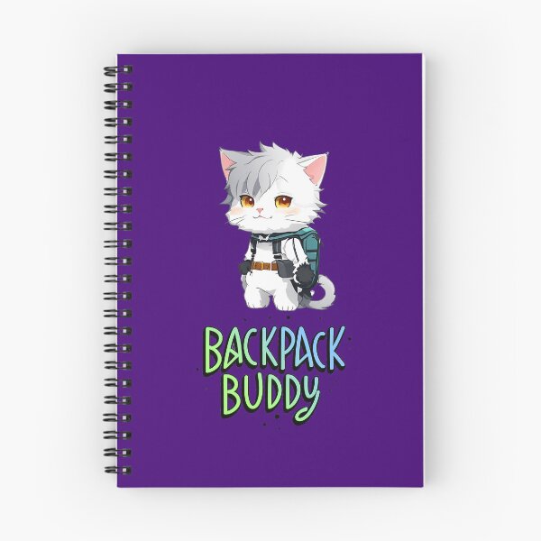 Item preview, Backpack Buddy with A Cute Cat Fun Design T-Shirt designed and sold by WitMeme.