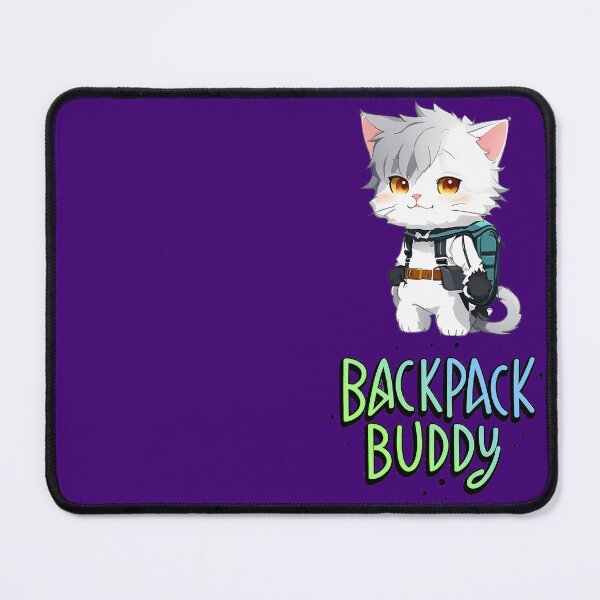 Item preview, Backpack Buddy with A Cute Cat Fun Design T-Shirt designed and sold by WitMeme.