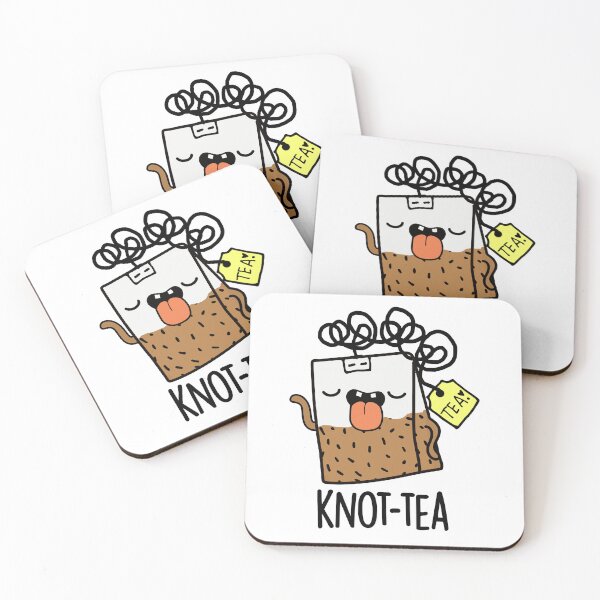 Item preview, Knot-tea Funny Tea Pun  designed and sold by punnybone.
