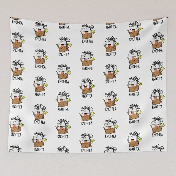 Item preview, Knot-tea Funny Tea Pun  designed and sold by punnybone.