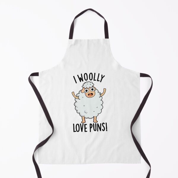 Item preview, I Wooly Love Puns Funny Sheep Pun  designed and sold by punnybone.