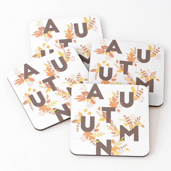 Item preview, Lettering Autumn, leaves, branches designed and sold by DarianaArt.
