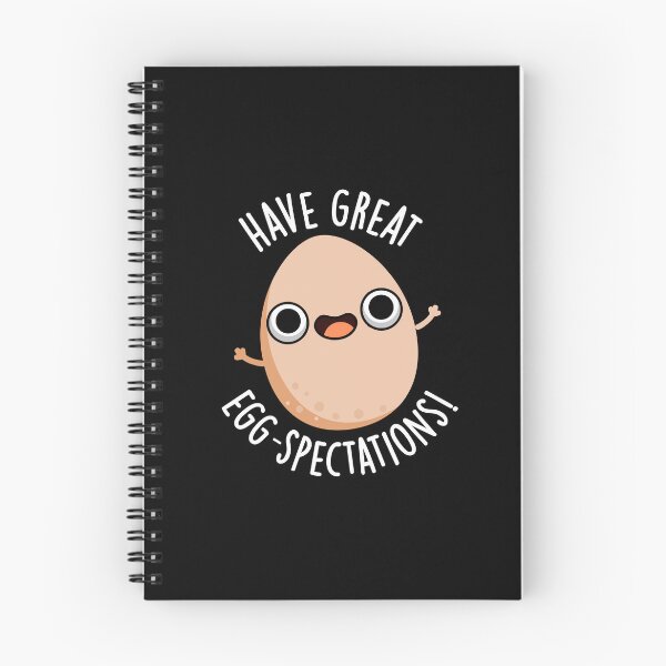 Item preview, Have Great Egg-spectations Funny Egg Pun (Dark BG) designed and sold by punnybone.