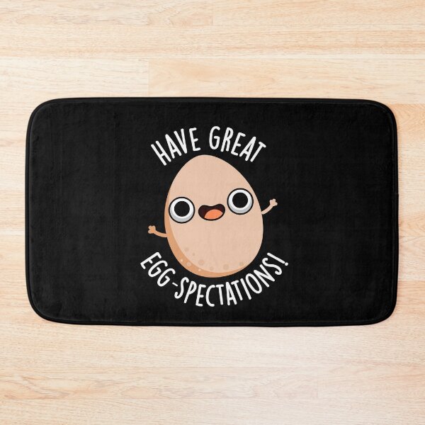 Item preview, Have Great Egg-spectations Funny Egg Pun (Dark BG) designed and sold by punnybone.