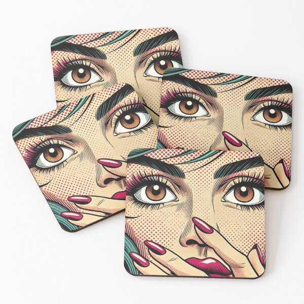 Item preview, Pop Art Woman's Eyes designed and sold by PinUpPizzazz.