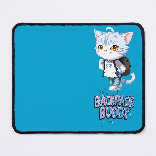 Item preview, Backpack Buddy with A Cute Cat Fun Design T-Shirt designed and sold by WitMeme.