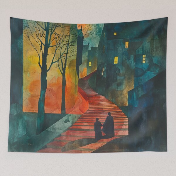Item preview, Abstract Expressionism: Street Scene designed and sold by Myra365Art.
