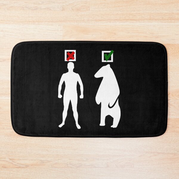 Item preview, man or bear feminist meme white designed and sold by Gossip Rag.