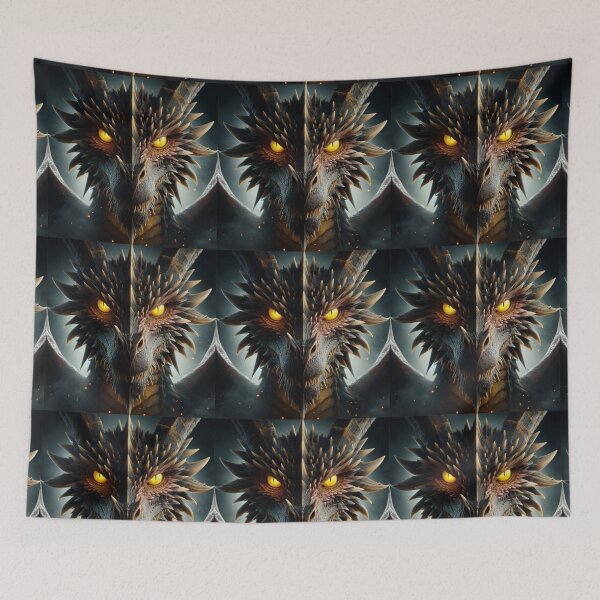 Item preview, The Dragon's Gaze designed and sold by AIrtisticPrints.