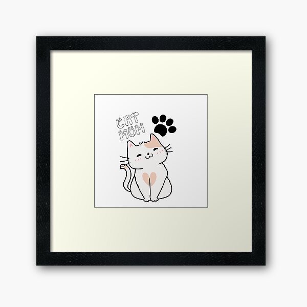 Item preview, Cute kitten with cat paws,mom cat designed and sold by Pe-peach.