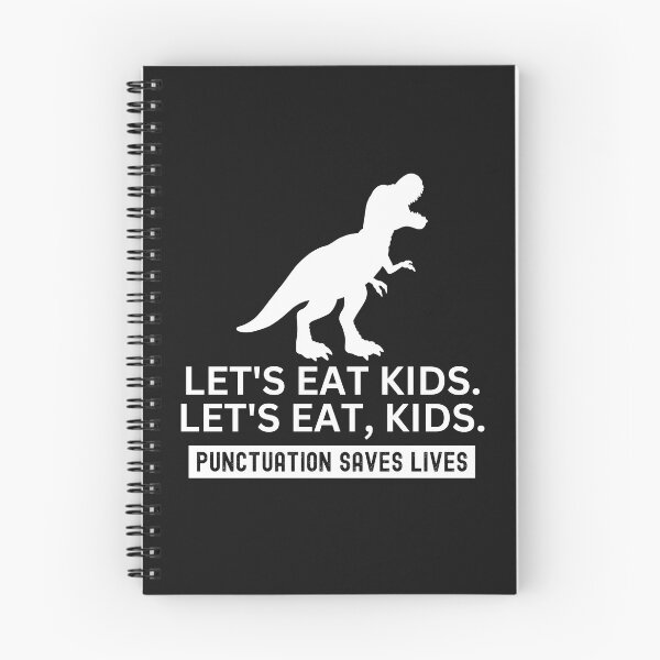 Item preview, Let's Eat Kids Punctuation Saves Lives Classic T-Shirt designed and sold by padeddesignart.