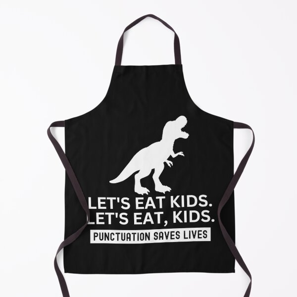 Item preview, Let's Eat Kids Punctuation Saves Lives Classic T-Shirt designed and sold by padeddesignart.
