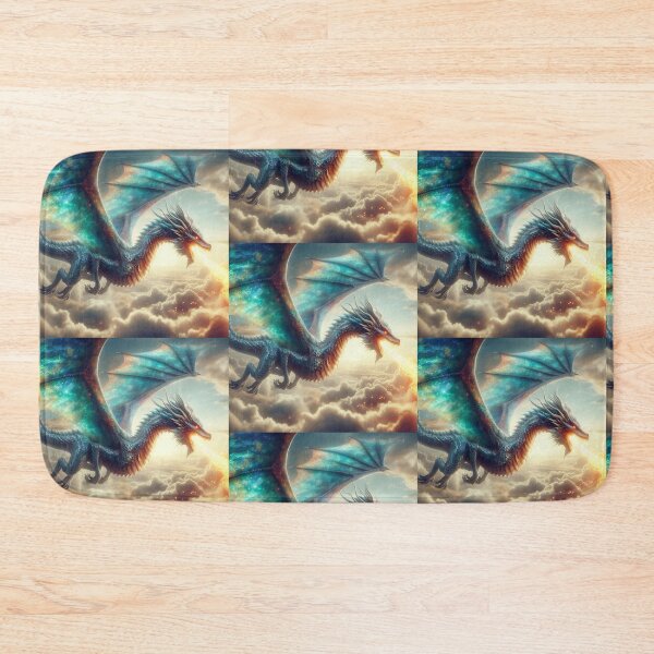 Item preview, Mythological Dragon Flying designed and sold by AIrtisticPrints.