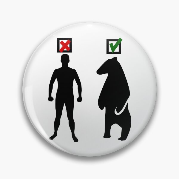 Item preview, man or bear feminist meme black designed and sold by Gossip Rag.