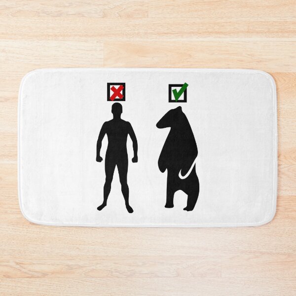 Item preview, man or bear feminist meme black designed and sold by Gossip Rag.
