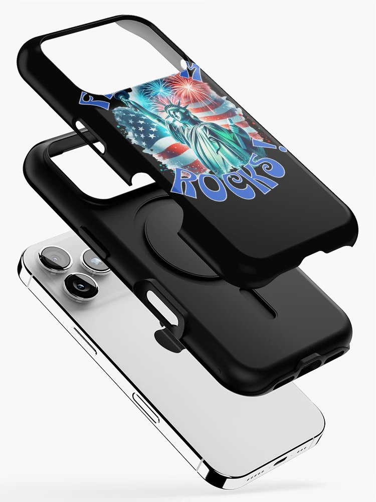 Thumbnail 2 of 4, iPhone Case, Freedom Rocks! designed and sold by AychtuoImages.