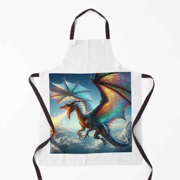Item preview, Mythological Dragon Flying designed and sold by AIrtisticPrints.