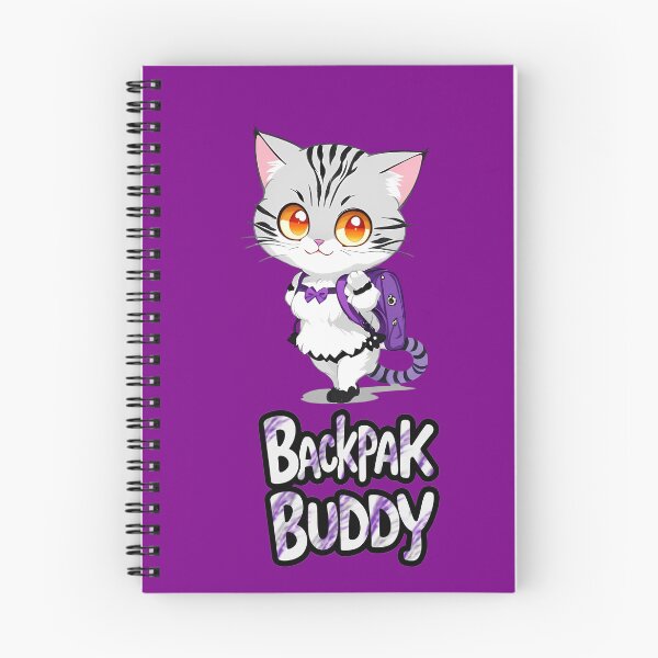 Item preview, Backpack Buddy with A Cute Cat Fun Design T-Shirt designed and sold by WitMeme.