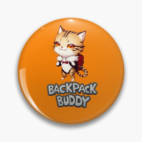 Item preview, Backpack Buddy with A Cute Cat Fun Design T-Shirt designed and sold by WitMeme.