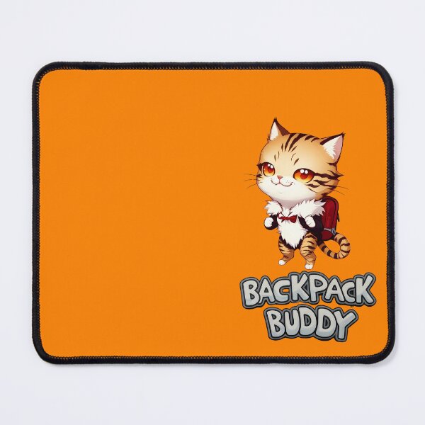 Item preview, Backpack Buddy with A Cute Cat Fun Design T-Shirt designed and sold by WitMeme.