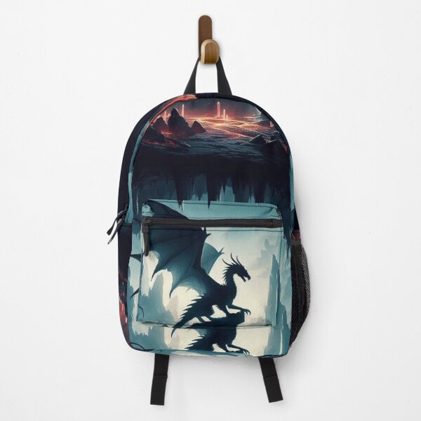 Item preview, Dragon's Silhouette in Cave designed and sold by AIrtisticPrints.