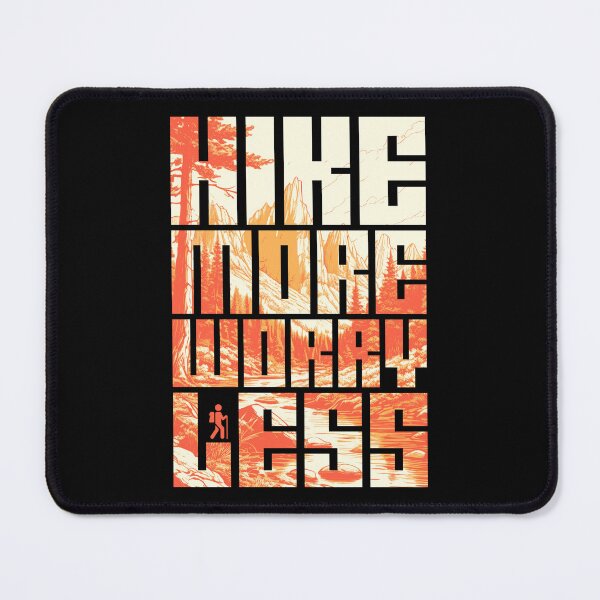 Item preview, Hike More Worry Less Wilderness Hiking Hiker Wanderlust designed and sold by GrandeDuc.