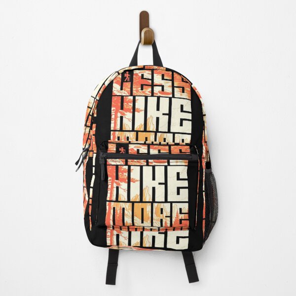 Item preview, Hike More Worry Less Wilderness Hiking Hiker Wanderlust designed and sold by GrandeDuc.
