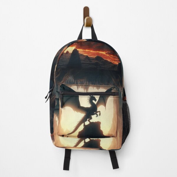 Item preview, Dragon's Silhouette in Cave designed and sold by AIrtisticPrints.