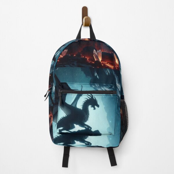 Item preview, Dragon's Silhouette in Cave designed and sold by AIrtisticPrints.