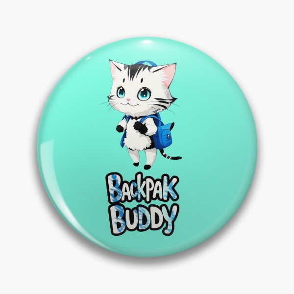 Item preview, Backpack Buddy with A Cute Cat Fun Design T-Shirt designed and sold by WitMeme.