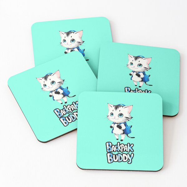 Item preview, Backpack Buddy with A Cute Cat Fun Design T-Shirt designed and sold by WitMeme.