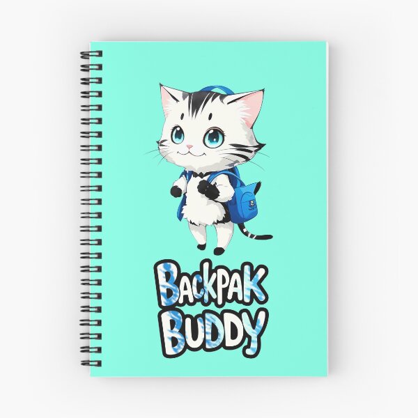 Item preview, Backpack Buddy with A Cute Cat Fun Design T-Shirt designed and sold by WitMeme.