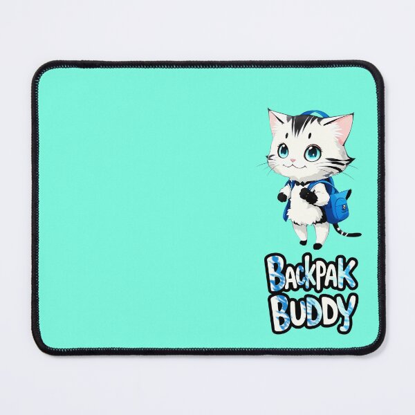Item preview, Backpack Buddy with A Cute Cat Fun Design T-Shirt designed and sold by WitMeme.