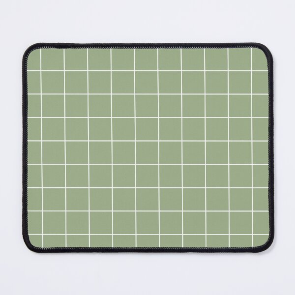 Vista previa del artículo con la obra «Fondo de cuadrícula estética verde salvia», diseñado y vendido por by-jwp.