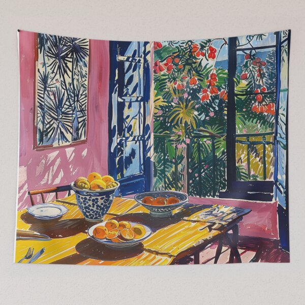 Item preview, Fauvism: Fruits on Table designed and sold by Myra365Art.