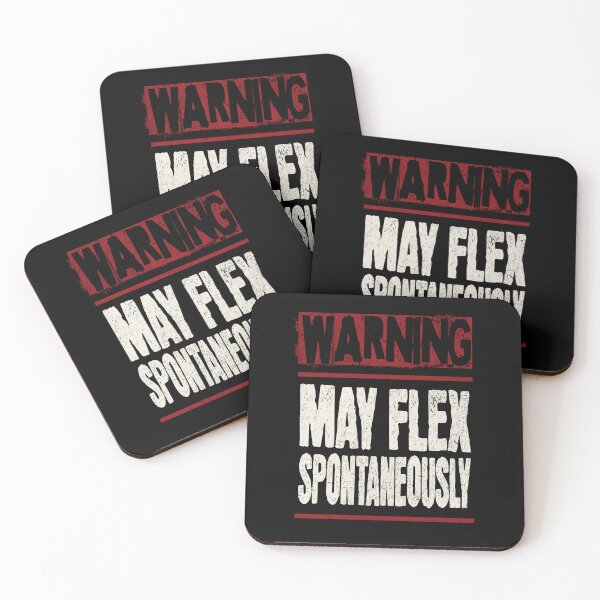 Item preview, Warning: May Flex Spontaneously designed and sold by Iron Madness.