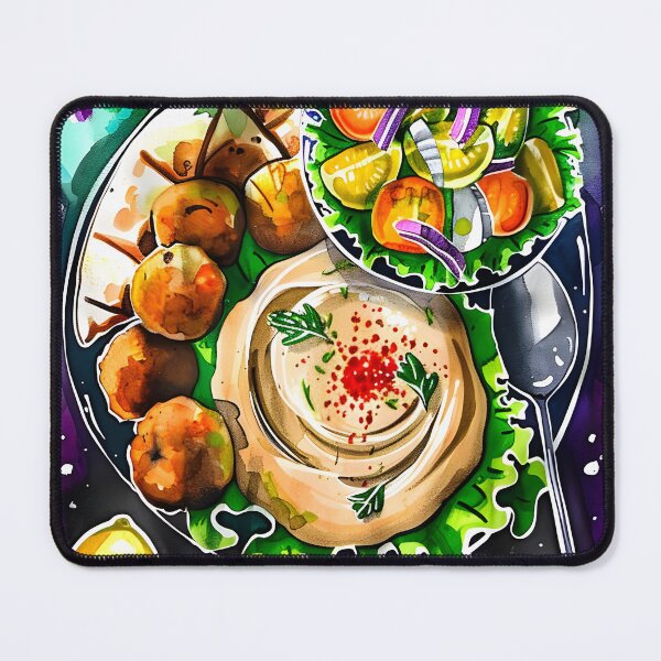 Item preview, Creamy Delight: The Art of Arabian Authentic Middle Eastern Hummus - Perfect for Healthy Eating and Farm-to-Table Living designed and sold by FUNqoosh.