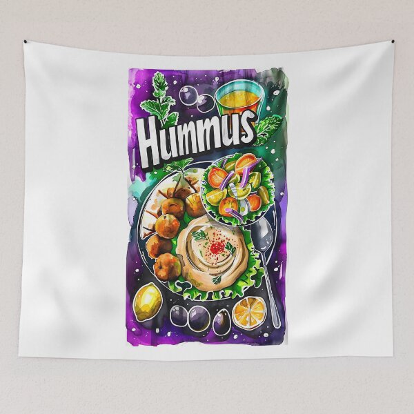 Item preview, Creamy Delight: The Art of Arabian Authentic Middle Eastern Hummus - Perfect for Healthy Eating and Farm-to-Table Living designed and sold by FUNqoosh.