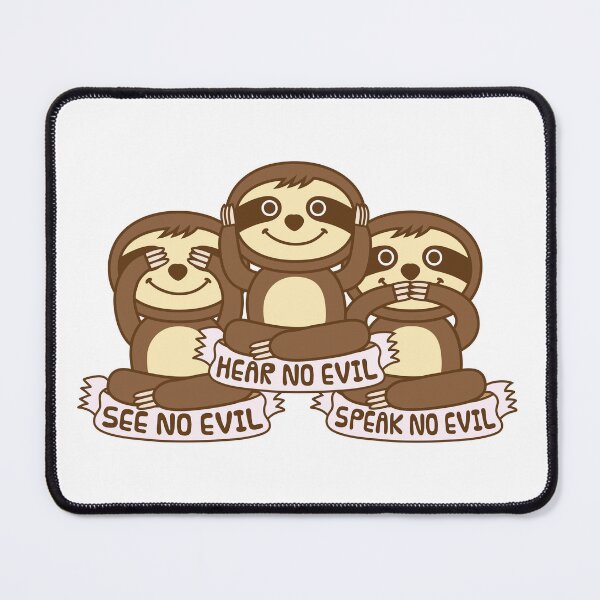 Item preview, Sloths See Hear Speak No Evil designed and sold by plushism.
