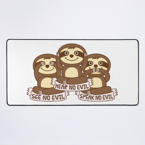 Item preview, Sloths See Hear Speak No Evil designed and sold by plushism.