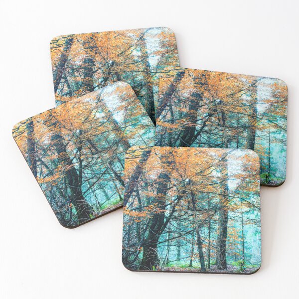 Item preview, Blue autumn beech wood designed and sold by FOLK ART FUSION by heidiannemorris.