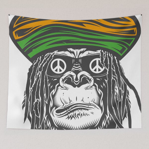 Item preview, Rastafarian gorilla designed and sold by osc23ae.