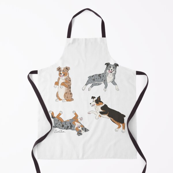 Item preview, Australian Shepherds - Aussie Colorations design - White designed and sold by EcoElsa.
